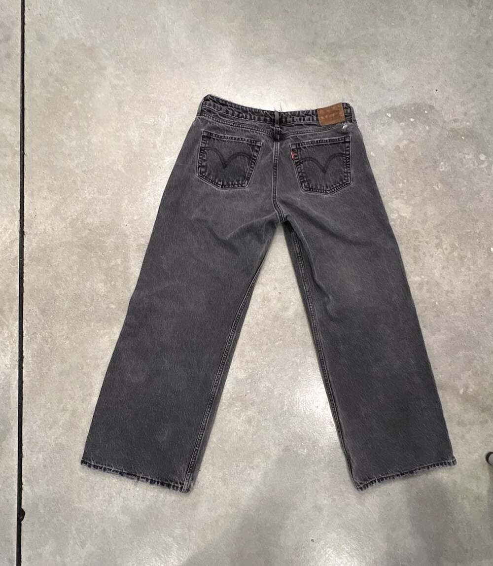 Levi's Low Loose Black Denim Jeans Size 30